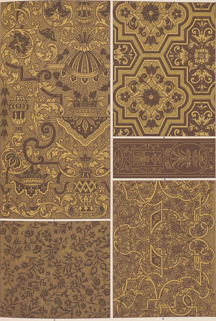 An illustration from Historic styles of ornament, 1898, leaf 206