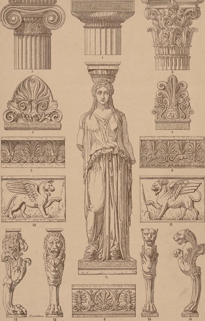An illustration from Historic styles of ornament, 1898, leaf 22