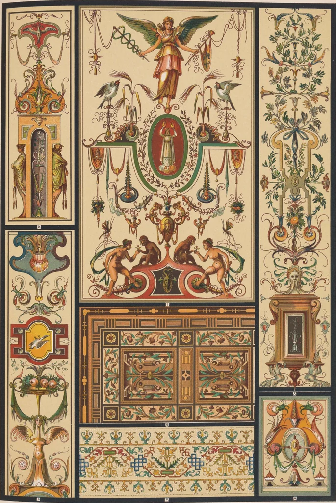 An illustration from Historic styles of ornament, 1898, leaf 234