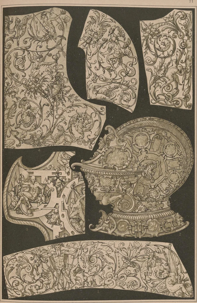 An illustration from Historic styles of ornament, 1898, leaf 240