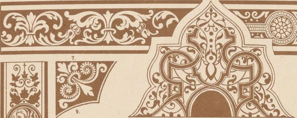 An illustration from Historic styles of ornament, 1898, leaf 246