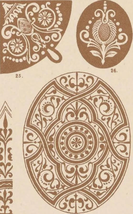 An illustration from Historic styles of ornament, 1898, leaf 246
