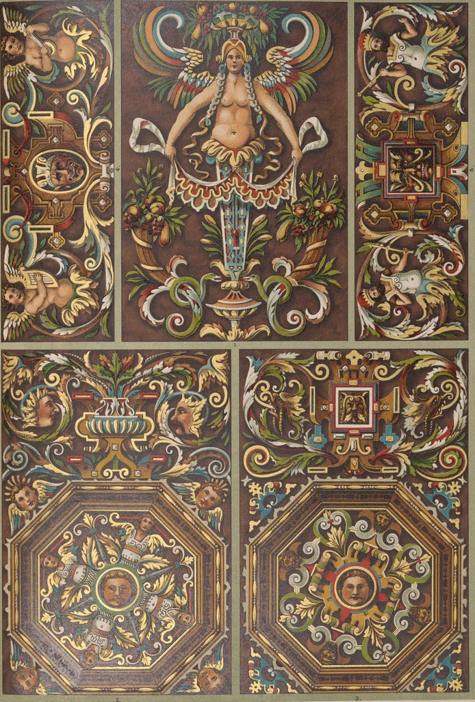 An illustration from Historic styles of ornament, 1898, leaf 254