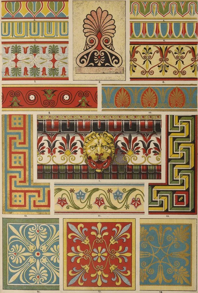 An illustration from Historic styles of ornament, 1898, leaf 26