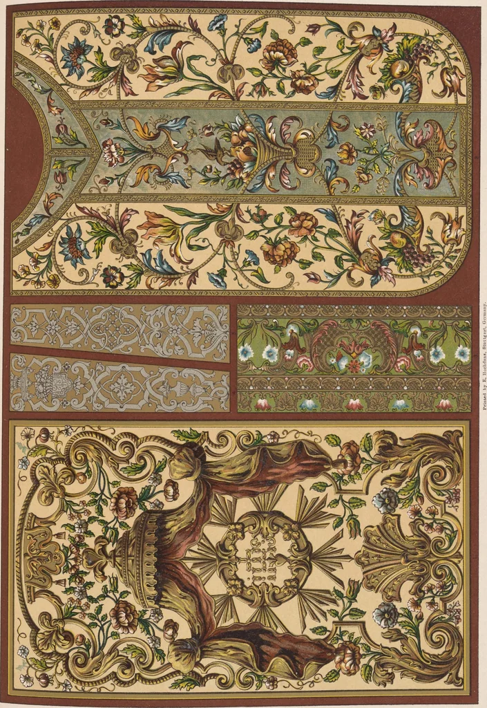 An illustration from Historic styles of ornament, 1898, leaf 270