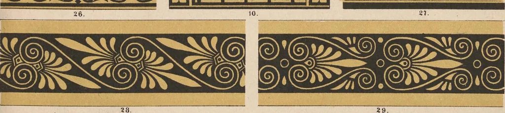 An illustration from Historic styles of ornament, 1898, leaf 28