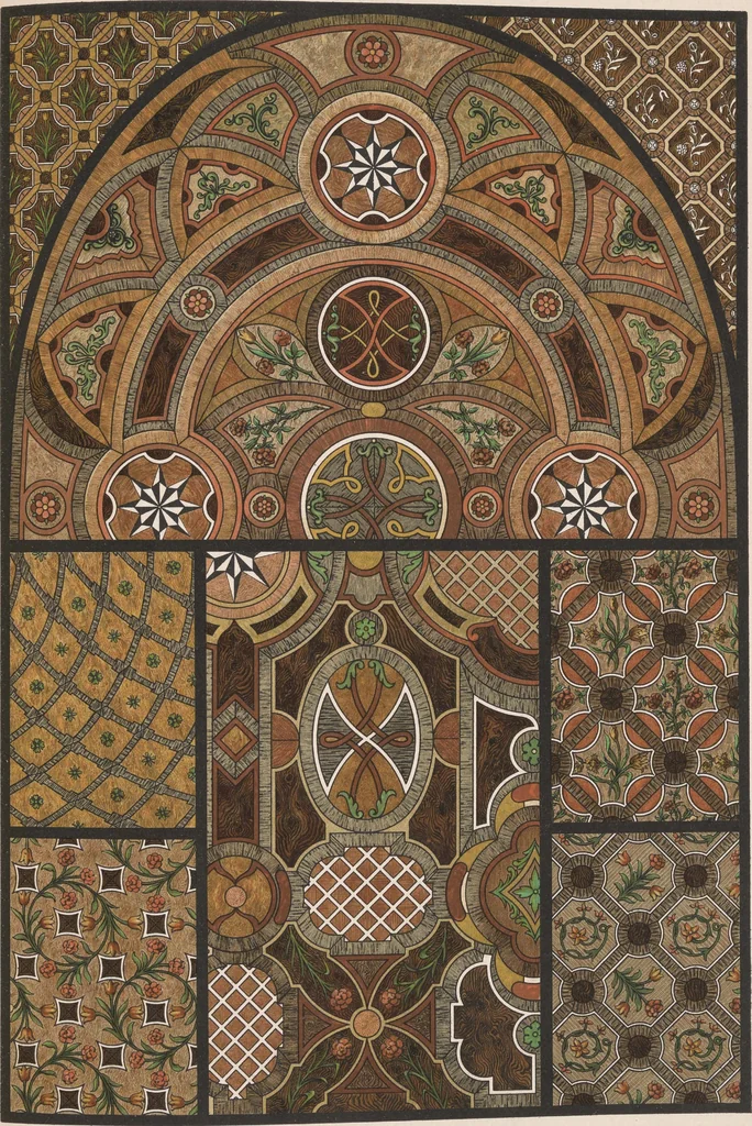 An illustration from Historic styles of ornament, 1898, leaf 280