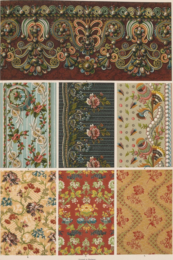 An illustration from Historic styles of ornament, 1898, leaf 298