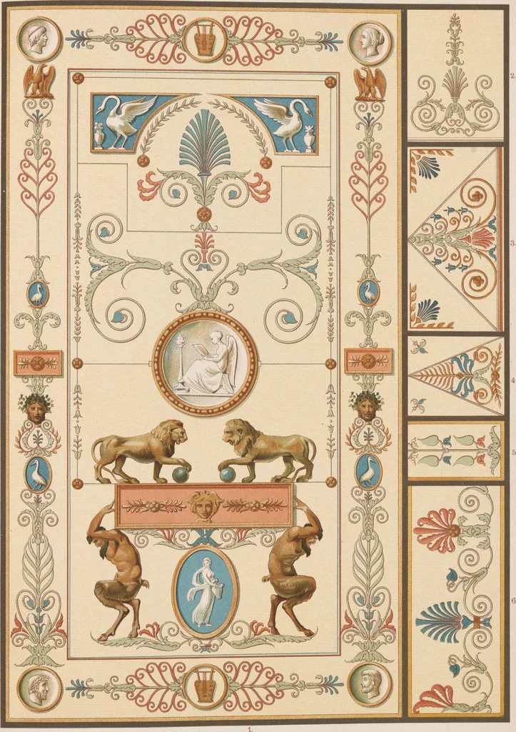 An illustration from Historic styles of ornament, 1898, leaf 304
