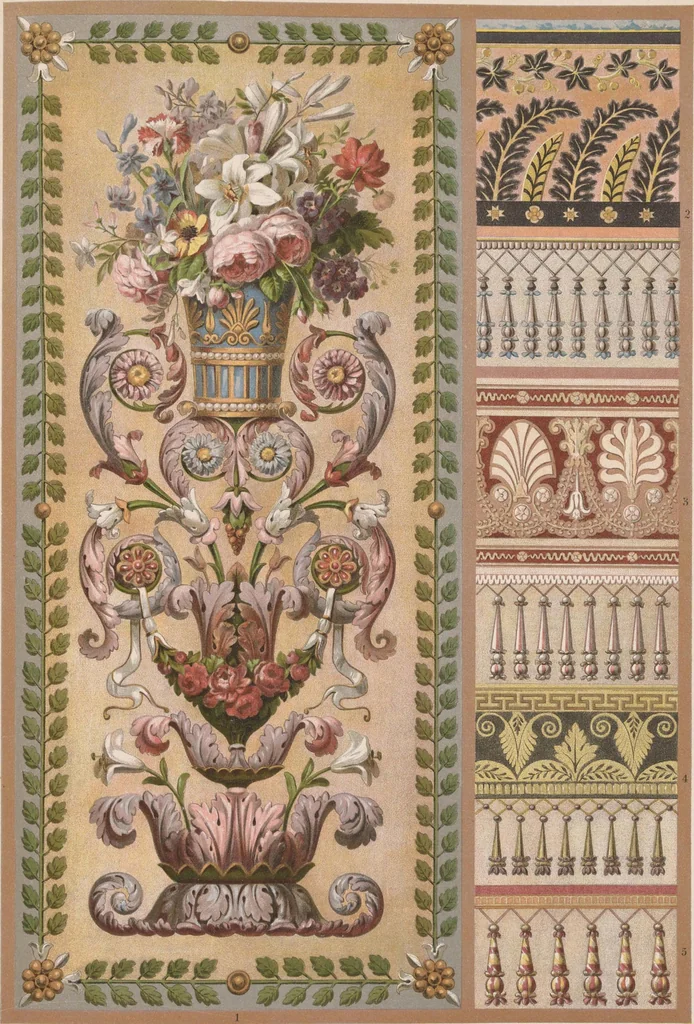 An illustration from Historic styles of ornament, 1898, leaf 308