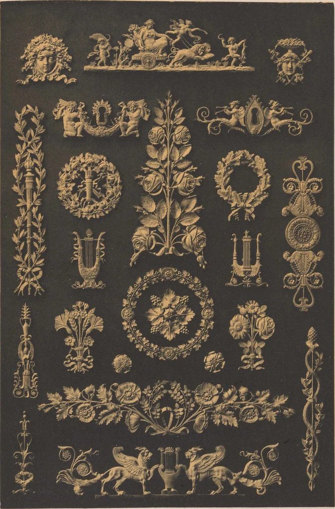 An illustration from Historic styles of ornament, 1898, leaf 312