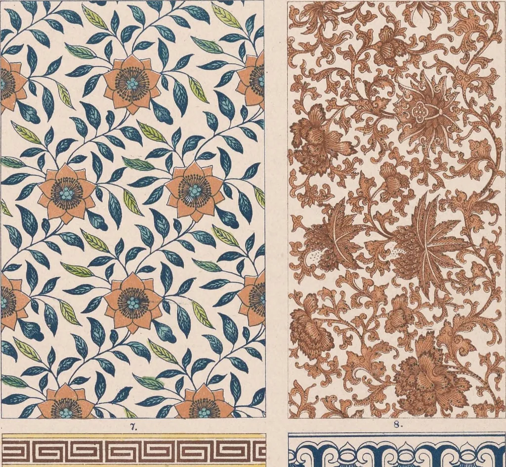 An illustration from Historic styles of ornament, 1898, leaf 44