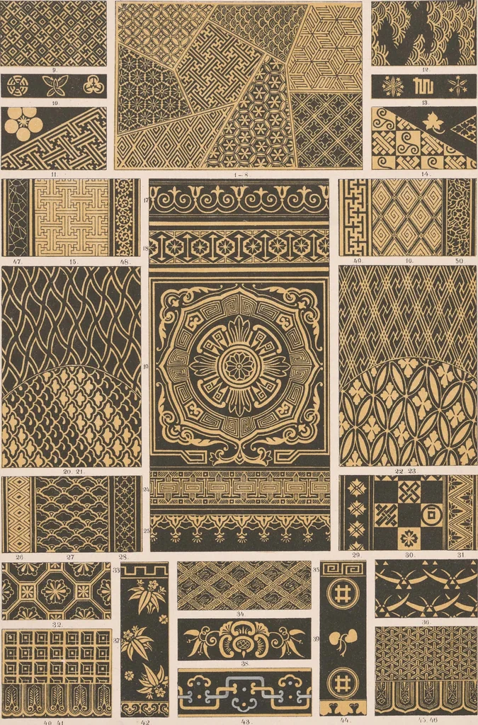 An illustration from Historic styles of ornament, 1898, leaf 50