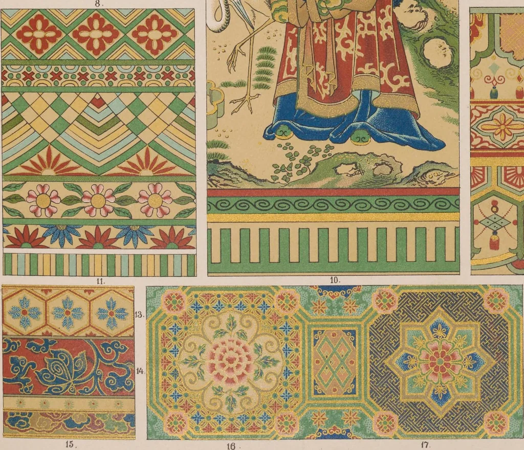 An illustration from Historic styles of ornament, 1898, leaf 52