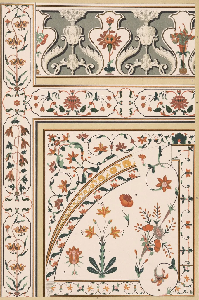 An illustration from Historic styles of ornament, 1898, leaf 62