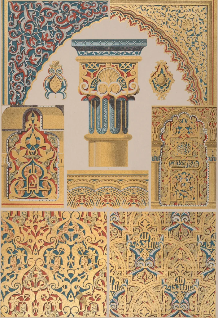 An illustration from Historic styles of ornament, 1898, leaf 98