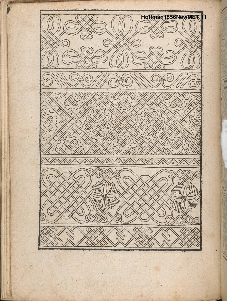 An illustration from New Modelbuch. Allen Nagerin unnd Sydenstickern Sehr nutzlich zu brauchen., 1556, leaf 10