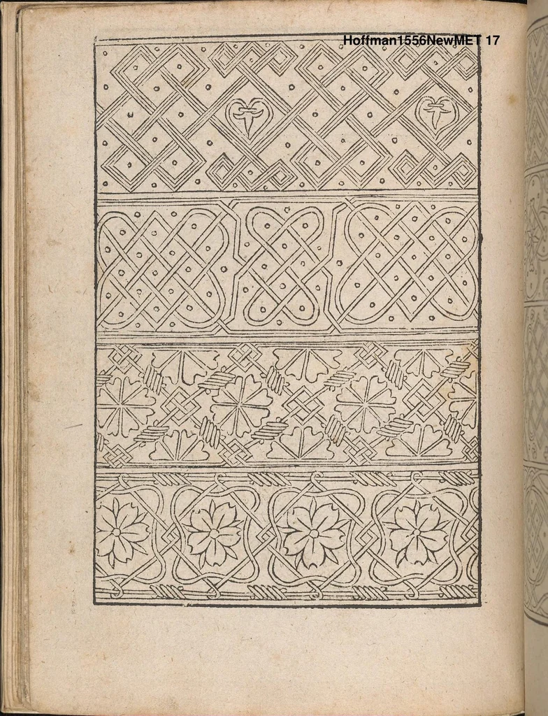 An illustration from New Modelbuch. Allen Nagerin unnd Sydenstickern Sehr nutzlich zu brauchen., 1556, leaf 16
