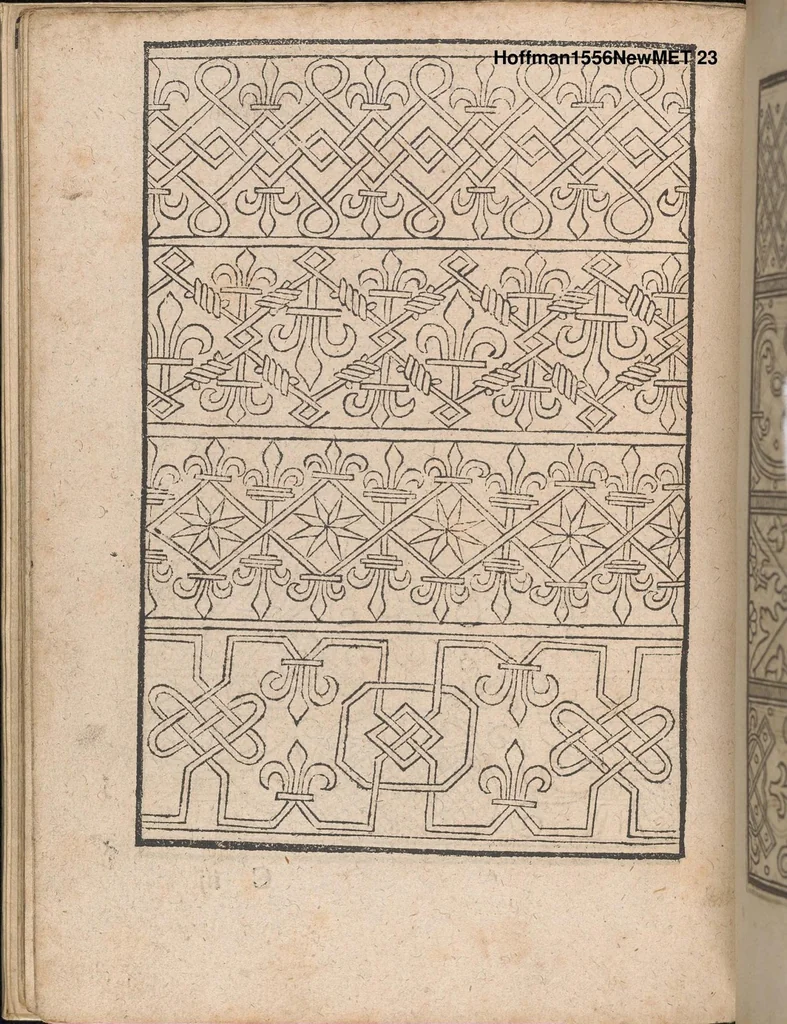 An illustration from New Modelbuch. Allen Nagerin unnd Sydenstickern Sehr nutzlich zu brauchen., 1556, leaf 22