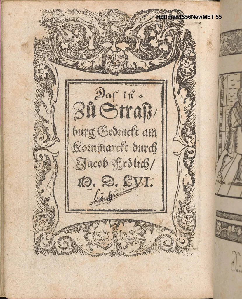 An illustration from New Modelbuch. Allen Nagerin unnd Sydenstickern Sehr nutzlich zu brauchen., 1556, leaf 54