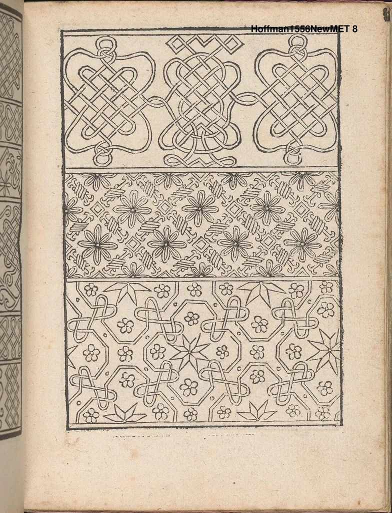 An illustration from New Modelbuch. Allen Nagerin unnd Sydenstickern Sehr nutzlich zu brauchen., 1556, leaf 7