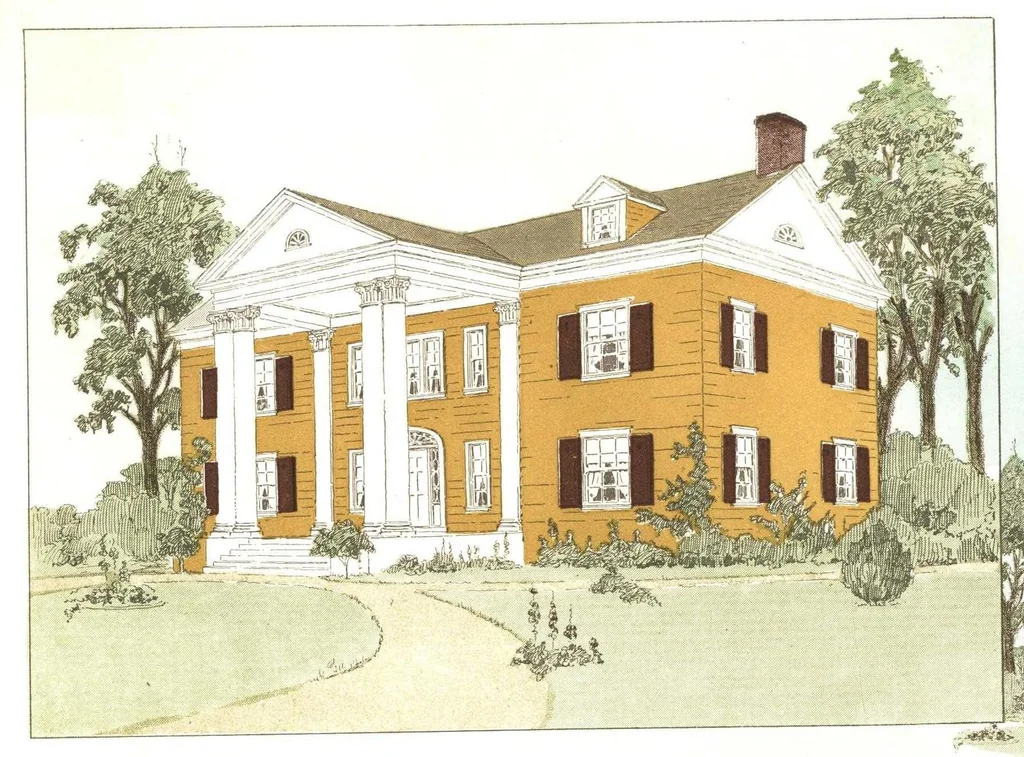 An illustration from Home owner's paint book., 1920, leaf 16