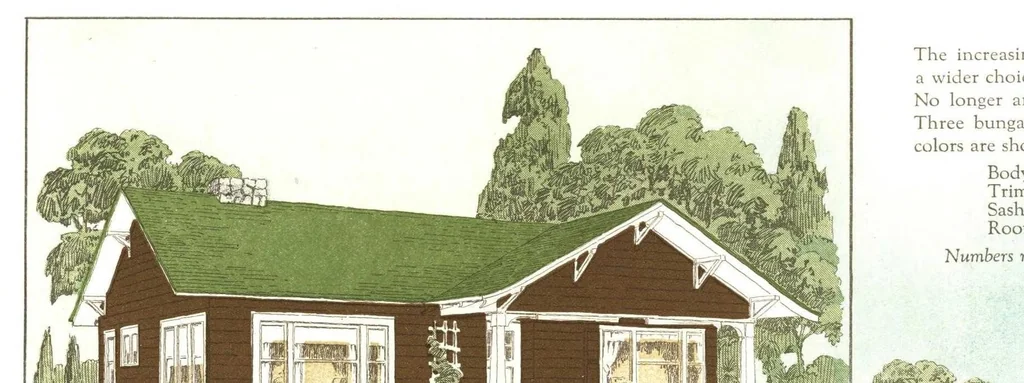 An illustration from Home owner's paint book., 1920, leaf 20