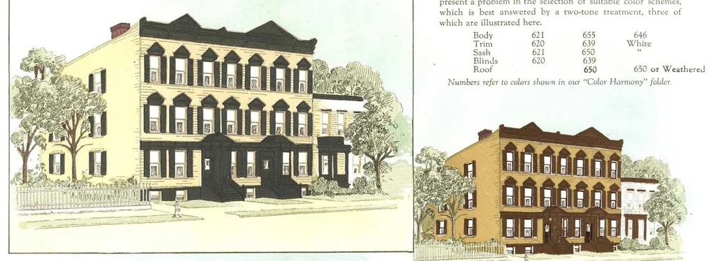 An illustration from Home owner's paint book., 1920, leaf 26