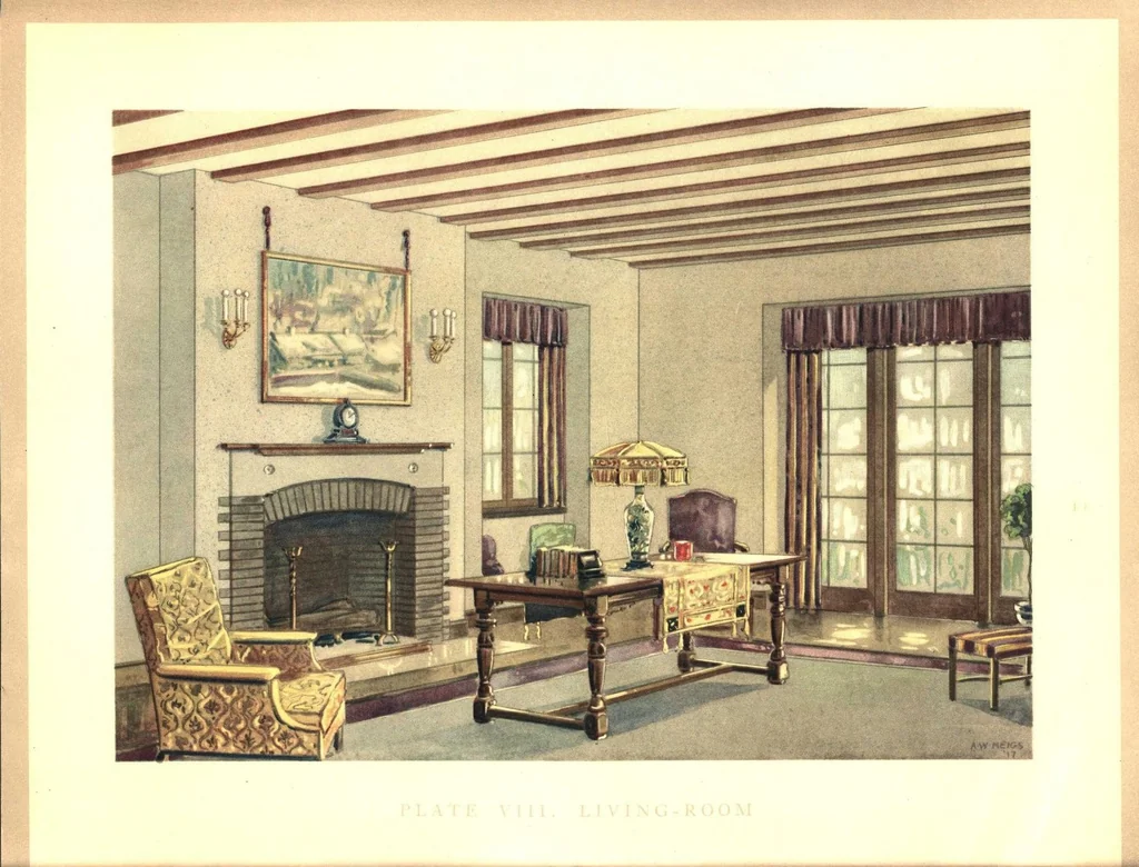An illustration from Home owner's paint book., 1920, leaf 40