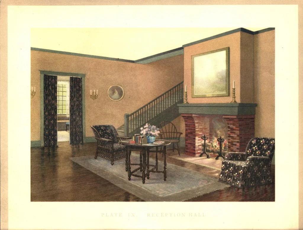 An illustration from Home owner's paint book., 1920, leaf 42