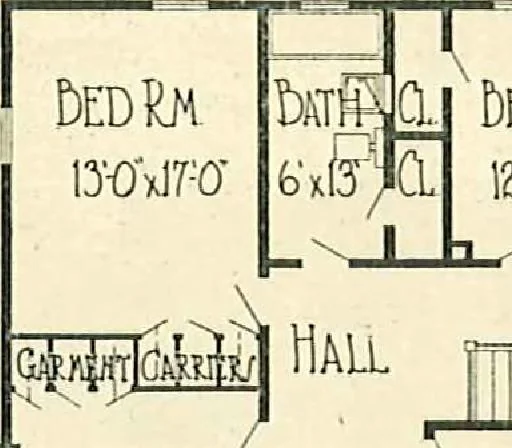 An illustration from Home plan suggestions, 1921, leaf 13