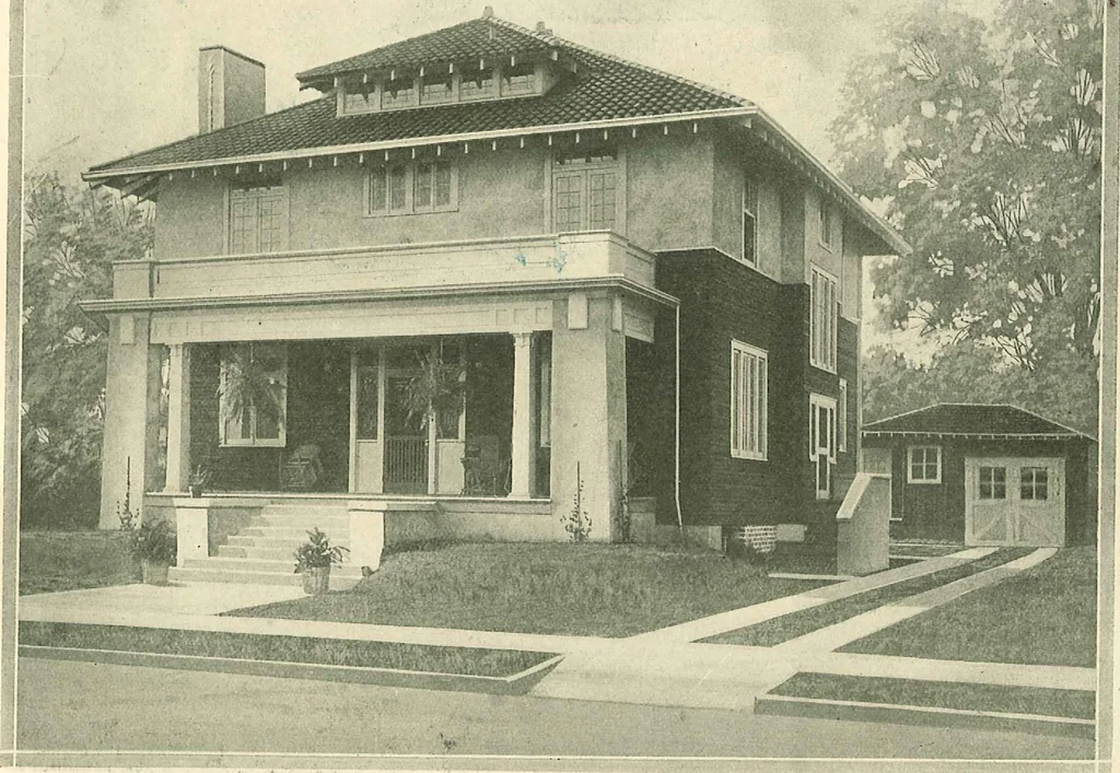 An illustration from Home plan suggestions, 1921, leaf 13