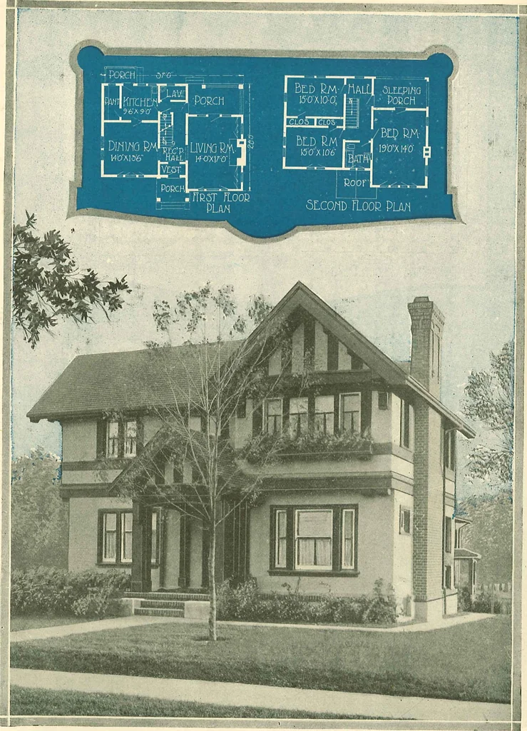 An illustration from Home plan suggestions, 1921, leaf 15