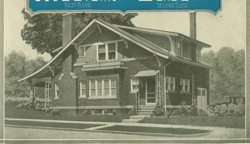 An illustration from Home plan suggestions, 1921, leaf 16
