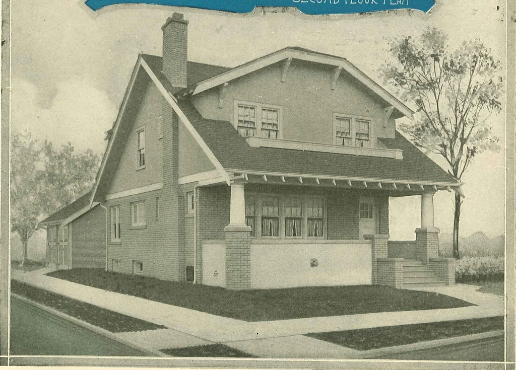 An illustration from Home plan suggestions, 1921, leaf 19