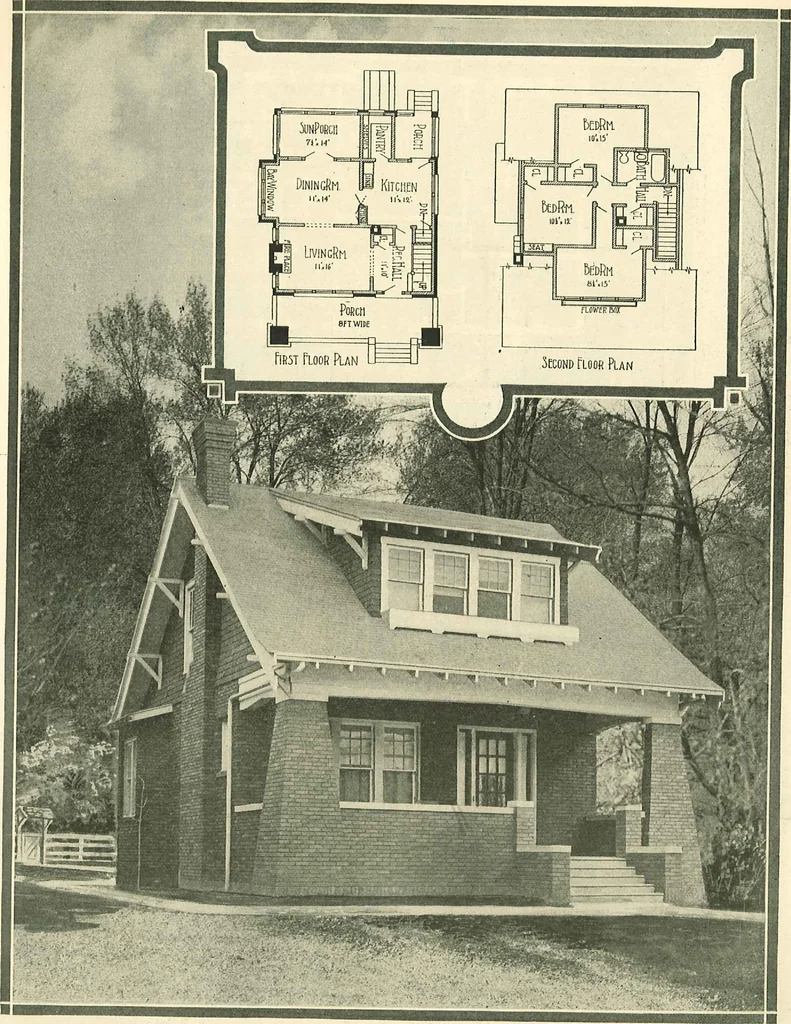 An illustration from Home plan suggestions, 1921, leaf 26