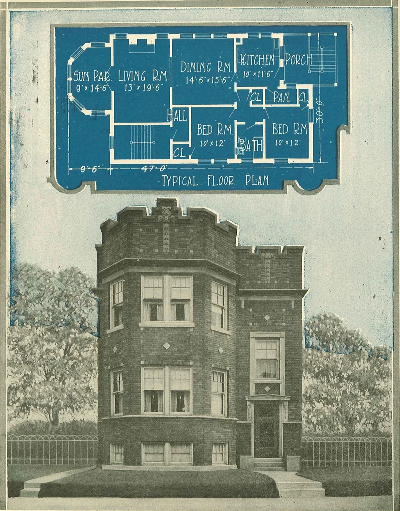 An illustration from Home plan suggestions, 1921, leaf 27
