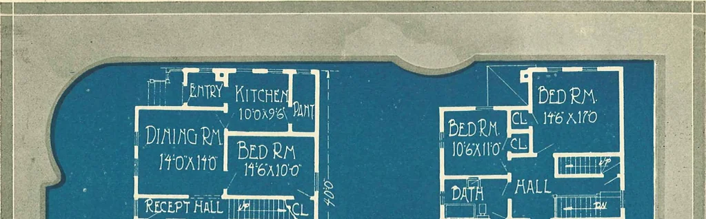 An illustration from Home plan suggestions, 1921, leaf 7