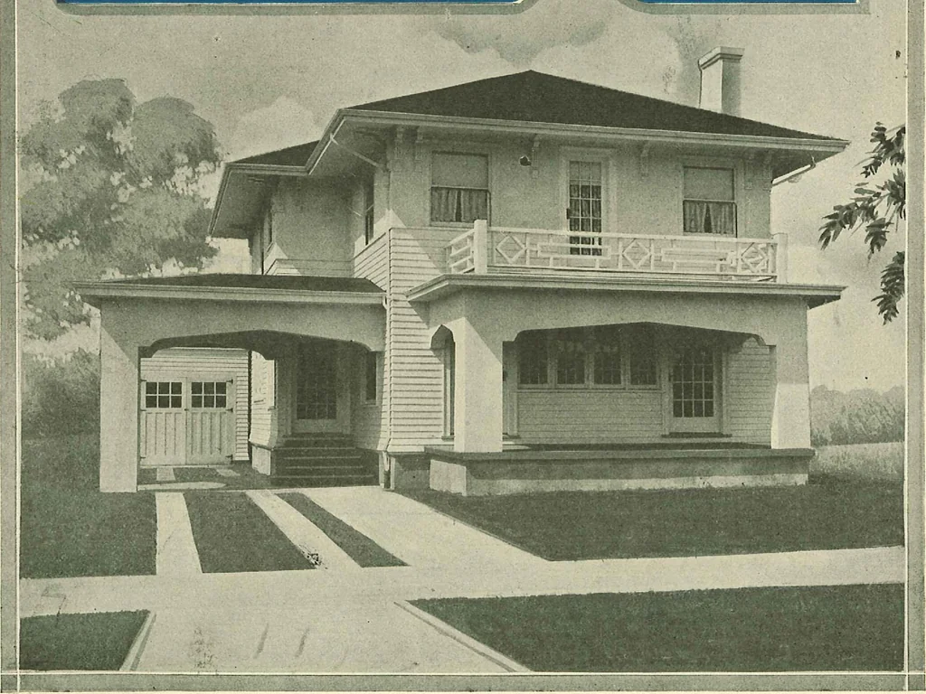 An illustration from Home plan suggestions, 1921, leaf 7
