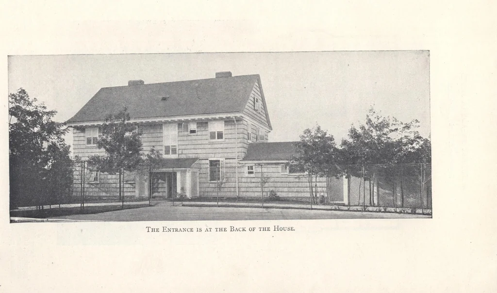 An illustration from Low-cost suburban homes, 3rd ed., 1908, leaf 10