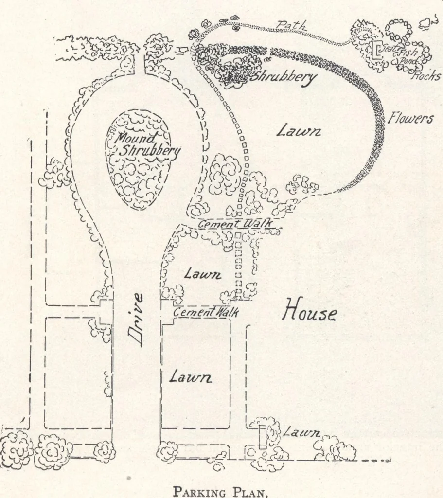 An illustration from Low-cost suburban homes, 3rd ed., 1908, leaf 18