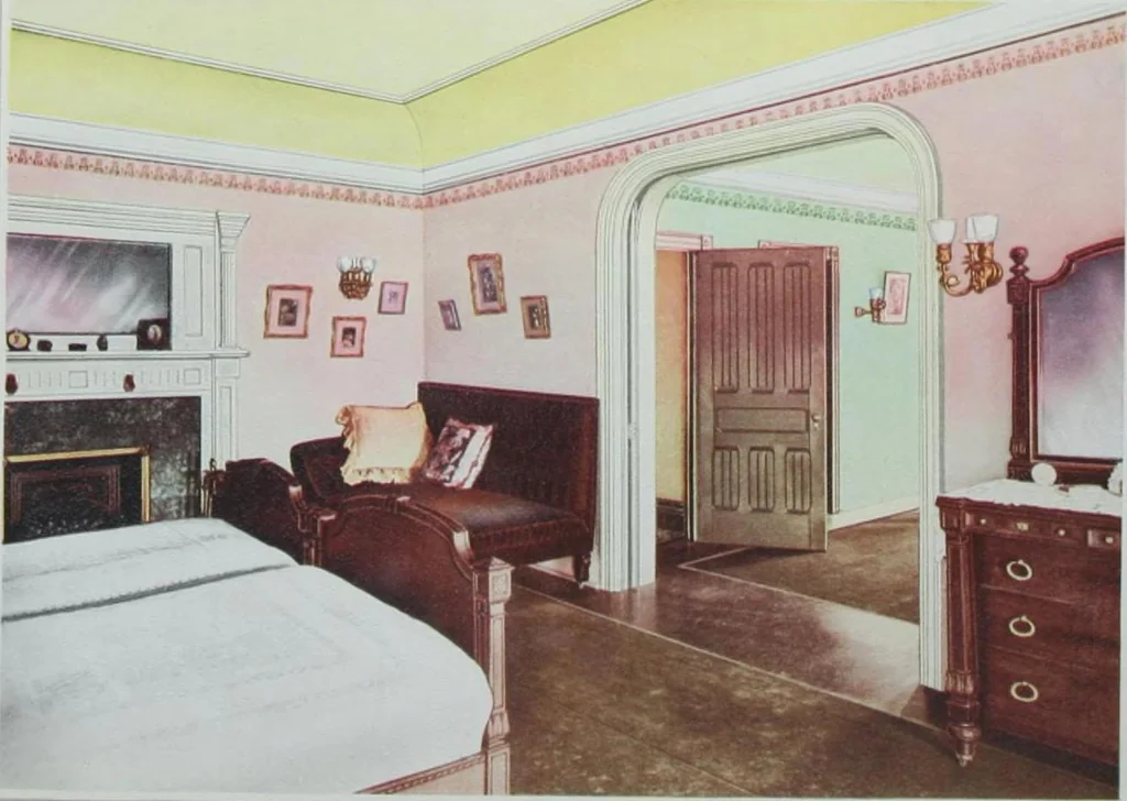 An illustration from Homes healthful and beautiful, 1906, leaf 32