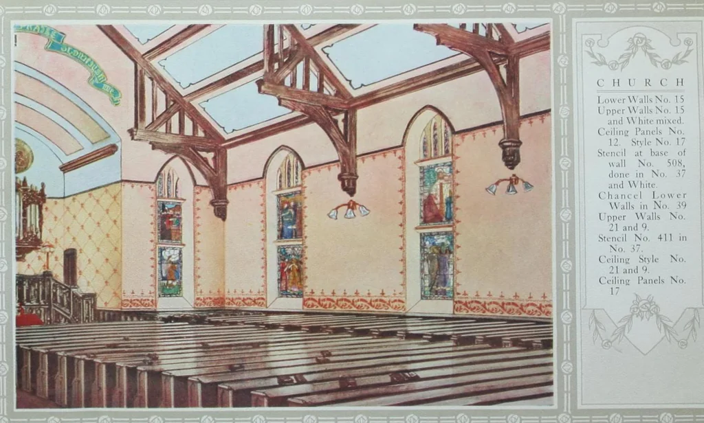 An illustration from Homes healthful and beautiful, 1906, leaf 34