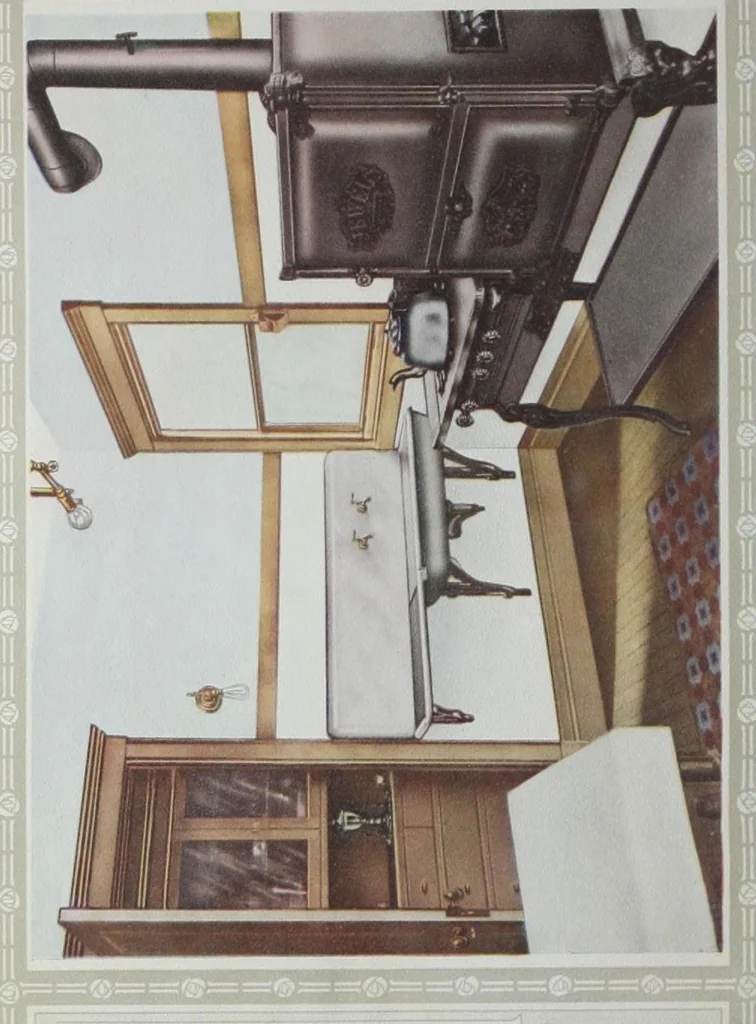 An illustration from Homes healthful and beautiful, 1906, leaf 36