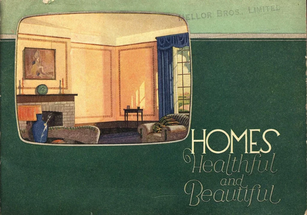 An illustration from Homes healthful and beautiful or the art of home decoration., 1930, leaf 0