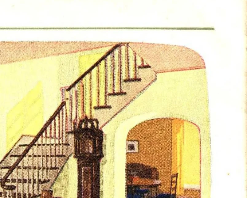 An illustration from Homes healthful and beautiful or the art of home decoration., 1930, leaf 3