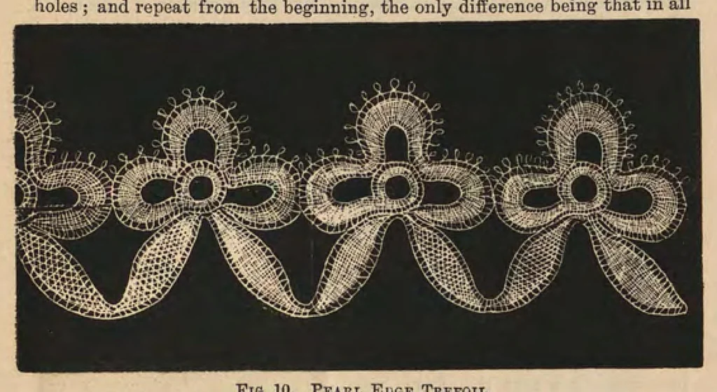 An illustration from The Honiton lace book, 1875, leaf 28