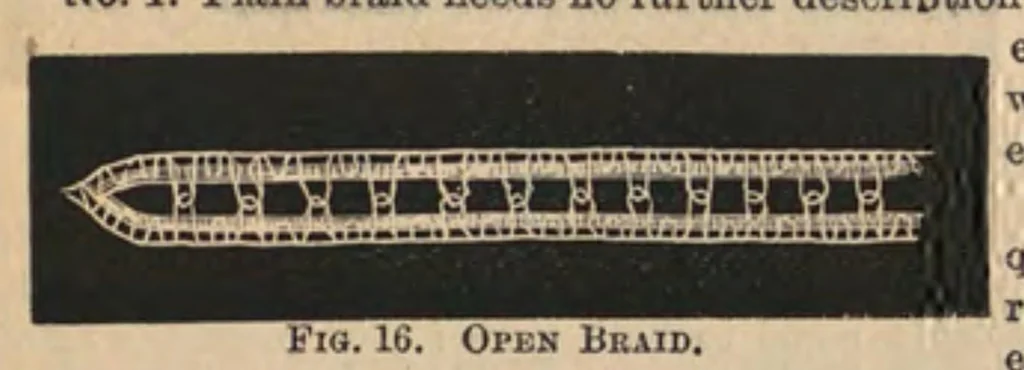 An illustration from The Honiton lace book, 1875, leaf 38