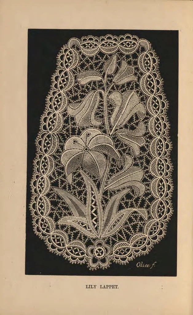An illustration from The Honiton lace book, 1875, leaf 5