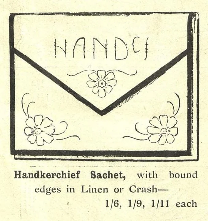An illustration from Anthony Horderns' price list of art needlework : and materials for fancy work suited to fair fingers., 1911, leaf 10